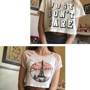Lot of 2 Crop tops